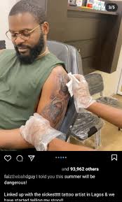 Georginio wijnaldum says winning the premier league is. Singer Falz Gets Tattoos Of His Family On His Arm Videos