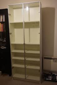 Ikea Bookcase Billy Morliden With Glass Ikea Bookcase Wardrobe Shelving Glass Shelves