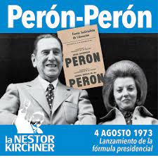 La Néstor Kirchner Vicente López - El 4 de agosto del 1973 se lanza la fórmula perón-perón #argentina #peron #peronismo #peronvive #evita #nestorkirchner #doctrina #doctrinajusticialista #comunidadorganizada #nacionalismodeinclusion ...