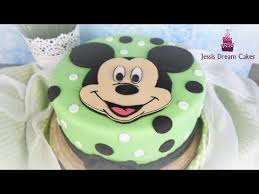 In der tat, recht oft die küche kann dies. Micky Maus Fondant Torte Anfangerfreundlich Dank Schablonentechnik Youtube