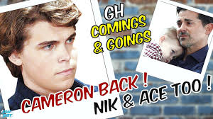 General Hospital Comings and Goings: Cameron Back for Funeral & Nikolas  Mourns! #gh #generalhospital