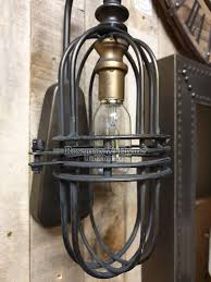 Jhy design birdcage decorative lamp battery operated 12 tall cordless accent light with warm white fairy lights bird bulb for living room bedroom kitchen wedding xmas(black) 4.4 out of 5 stars 170 $29.99 $ 29. Industrial Vintage Inspired Battery Operated Black Wall Light R T Home Interiors