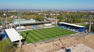 Hier könnt ihr den fortschritt des umbaus der haupttribüne verfolgen. Stadion Am Bollenfalltor Wikipedia
