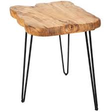 Wood Slice Accent Table Accent Table Wood Slices Table