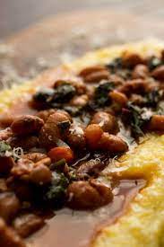 Polenta Or Grits With Beans And Chard Recipe Recipe Chard Recipes Bean Recipes Recipes