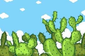 Prickly pear cactus — or also known as nopal, opuntia and other names — is promoted for treating diabetes, high cholesterol, obesity and hangovers. Hand Drawn Cactus Background Free Vector