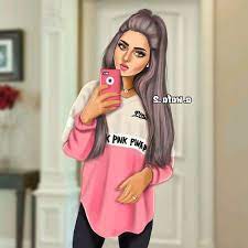 صور كرتون بنت كرتون صور كرتون انمي وحب ورومانسي girly m cute girl drawing beautiful girl drawing
