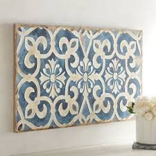 Indigo Tile Art Tile Wall Art Tuscan Decorating Mediterranean Decor