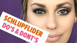 Möchten sie ihre augen größer schminken, grundieren sie den bereich um das auge gründlich mit concealer, damit schatten und augenringe verschwinden und optisch nicht auf das auge drücken. Schlupflider Richtig Schminken Vicky Lash Youtube