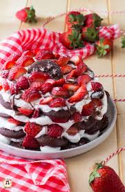Torta Pan Di Stelle Alle Fragole Con Nutella E Panna Ricetta Anche Bimby Ricette Fragole Idee Alimentari