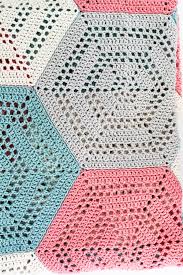 Work 6 double crochet (dc, us single crochet) into the loop and then join with a. How To Crochet A Hexagon Blanket Winding Road Crochet