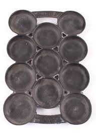 Vintage griswold, wagner cast iron muffin pan, popover, gem 11 cup usa. Antique Wagner Ware Other Cast Iron Muffin Pans