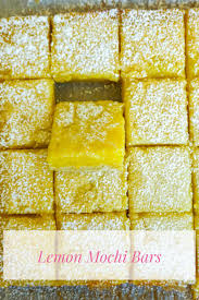 Stir rice flour mixture and heat for another 15 to 30 seconds. Lemon Mochi Bars Rice Flour Recipes Tasty Pastry Lemon Mochi