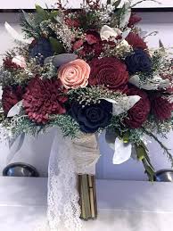 #1 brand in french styled artificial flowers, real looking and inexpensive. Burgundy Pink Navy Wedding Bouquet Made With Sola Flowers Etsy Weddingplanning Navy Wedding Bouquet Fall Wedding Colors Bridal Bouquet