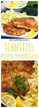 Chicken Schnitzel Recipe And Step By Step Guide L Panning The Globe Recipe Schnitzel Recipes Czech Recipes Recipes