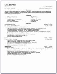 A resume for an electrician position is the most critical tool containing different sections and bullet points. Good Resume Examples For Electrician Vincegray2014