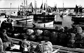 Reparation Des Casiers A Homard Lesconil Dans Les Annees 50 Casier A Homard Hotel Du Port Bretagne