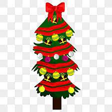 Lovely Christmas Tree With Red Ribbon Png Design Cute Culture Decoration Png And Vector With Transparent Background For Free Download Merry Christmas Text Christmas Tree Background Red Christmas Tree
