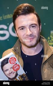 Belfast, Ireland. 16th October, 2014. Pop Star Shane Filan was in Belfast  to sign copies of his novel"My Side of Life". the book describes his life  growing up in county Sligo the