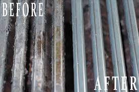 How To Get Gunky Stove Burners Grill Grates Clean Without Any Scrubbing Grate Cleaning Cleaning Bbq Grill Clean Grill Grates