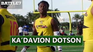 VIDEO: 2024 S Ka'Davion Dotson at Battle Miami 7v7 Tournament