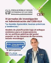XI Jornadas de Investigación en Administración del CIDE, Modelo de  Planificación bajo el enfoque sistémico para el mejoramiento de las  politicas públicas del poder popular en las comunas de Barcelona, ...