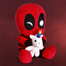 Hol dir dein deadpool merch einfach online! Deadpool Unicorn Hugme Plusch Figur Mit Vibration 36cm Elbenwald