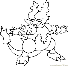 Mega tyranitar coloring page printable tyranitar coloring page mega tyranitar pokemon coloring pages. Magmar Pokemon Coloring Page For Kids Free Pokemon Printable Coloring Pages Online For Kids Coloringpages101 Com Coloring Pages For Kids