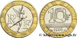 Le prix moyen auquel se monnaie une pièce de 10 francs (hercule) de 1967 dans le monde de la numismatie est d'environ une dizaine d'euros. 10 Francs Genie De La Bastille 1990 Pessac F 375 5 Fmd 289085 Modern Coins
