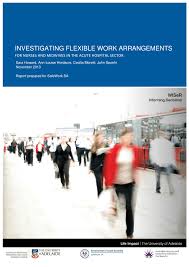 Uden at vide, om den var til salg, fortæller sara bruun buch. Pdf Investigating Flexible Work Arrangements For Nurses And Midwives In The Acute Hospital Sector