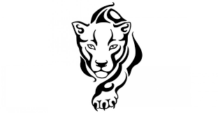 Amazing small tribal panther tattoo on chest. Tribal Creeping Panther Tattoo Design Tattooimages Biz