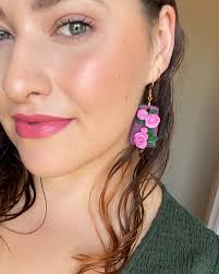 Something a bit different for the Artscape today. I made myself these  earrings last night. First time ever working with clay, so they're super  rough, but I had lots of fun. Can't