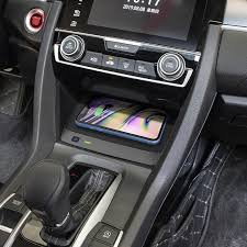 Car Wireless Charger Pad For Honda Civic 2016 2021 In 2020 Honda Civic Honda Civic Accessories Honda Civic Car
