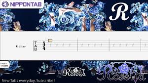 R tab by roselia with free online tab player. Guitar Tab Roselia R Bang Dream ãƒãƒ³ãƒ‰ãƒª ã‚®ã‚¿ãƒ¼ Tabè­œ Chords Chordify