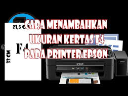 Cara memperbaiki error number 5100 printer canon ip 2770). Cara Menambahkan Ukuran Kertas F4 Pada Printer Epson Youtube