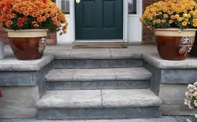Measure take a measurement from the ground up to the porch top. Stamped Concrete Steps Front Steps Stamped Concrete Idea Concrete Front Steps Front Steps Front Porch Steps