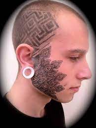 Job Stopper Tattoos Inked Magazine Face Tattoos Facial Tattoos Face Tattoos For Women