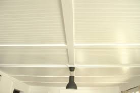 We added a room to the house using part of the garage and part of the laundry room but when it came time to do the ceiling, there where too many uneven parts and it was hard to cover with texture so we decided to use beadboard (tongue and. Rehab Diaries Diy Beadboard Ceilings Before And After Remodelista