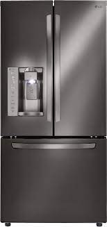 This refrigerator has what lg refers to lg has the perfect fridge for your home, your life and your style. Lg Lfxs24623d 33 Inch French Door Refrigerator With Slim Spaceplus Ice Maker Spillprotector Glass Shelving Glide N Serve Linear Compressor Fresh Air Filter Humidity Controlled Crispers Energy Star 24 2 Cu Ft Capacity And