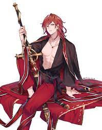 Pin On Red Hair Anime Guy