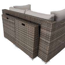 There is nothing like a quality time spent outdoors enjoying the weather and the safe surrounding of your home. Maevea Rattan Effect 4 Seater Coffee Set Tradepoint