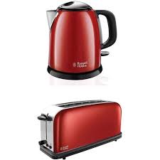 Set Petit Dejeuner Bouilloire Et Grille Pain Toaster Baguette Colours Plus Rouge 24992 70 Et 21391 56 Achat Vente Grille Pain Toaster Cdiscount