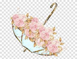 Maybe you would like to learn more about one of these? Umbrella Pink Umbrellas Flower Pink Glamour Gold Rose Gold Flower Plant Blossom Floral Design Pattern Transparent Png Pngset Com