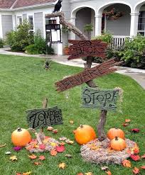 From front door to halloween outdoors via amykristinteriors.wordpress.com. 30 Diy Halloween Decorations For Outside Of Your Home