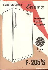 Check spelling or type a new query. Frigorifico Edesa Modelo F 205 S Libro Instru Comprar En Todocoleccion 69754293