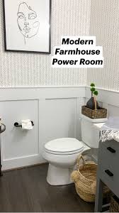 Farmhouse powder room wall decor. Boho Home Decor Boho Home Decor Powder Room Renovation Farmhouse Powder Room Modern Farmhouse Powder Room