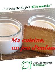 Creme Biscuitee Au Petits Beurre Recette Recette Thermomix Recette Creme