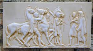 Jardin y decoracion con estanques como decorarlos selección del espacio para construirlos y las mejores plantas para tener en el. Relieve Griego Escena Ulises 34x18cm Decorar Con Arte