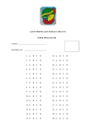 Koleksi contoh karangan spm bahasa melayu (sijil pelajaran malaysia). Doc Ujian Pernilaian Bahasa Melayu Topik Pragmatik Cyril Raincream Academia Edu