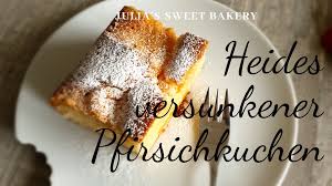 Heide S Versunkener Pfirsichkuchen Mit Streuseln Kuchen Mit Pfirsich Susse Backerei Kuchen Und Torten Rezepte